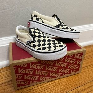 Kids Checkerboard Slip-On